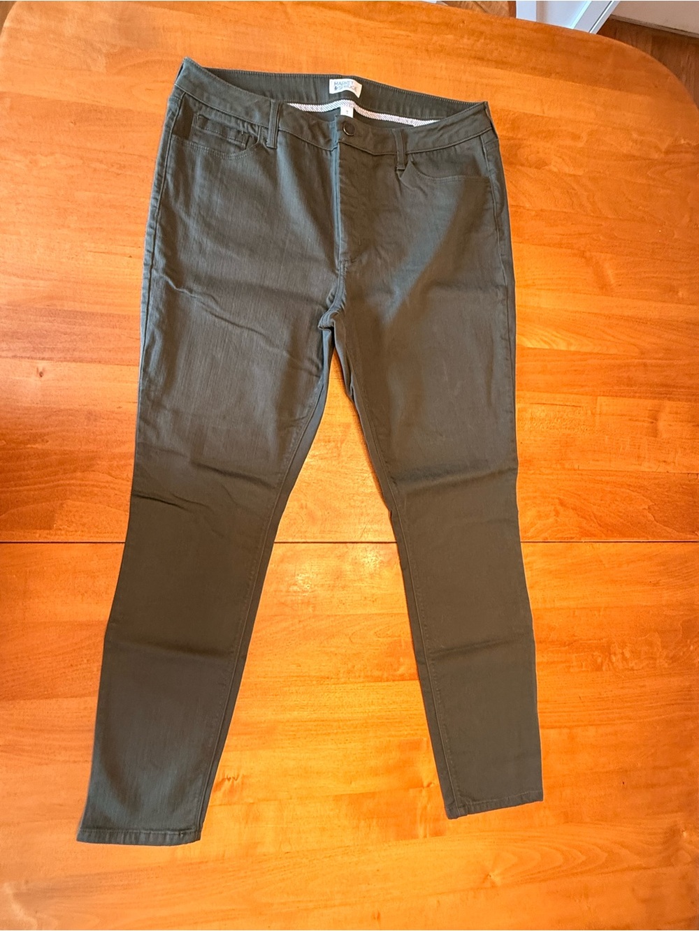 Market & Spruce Olive Stretch Chinos - Slim Tapered Fit